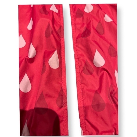 H&m Girls Pink Raincoat size 7-8 - Removeable Hood - Picture 12 of 13